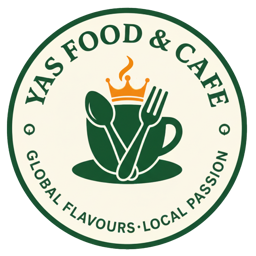 Yas Food & Cafe logo.